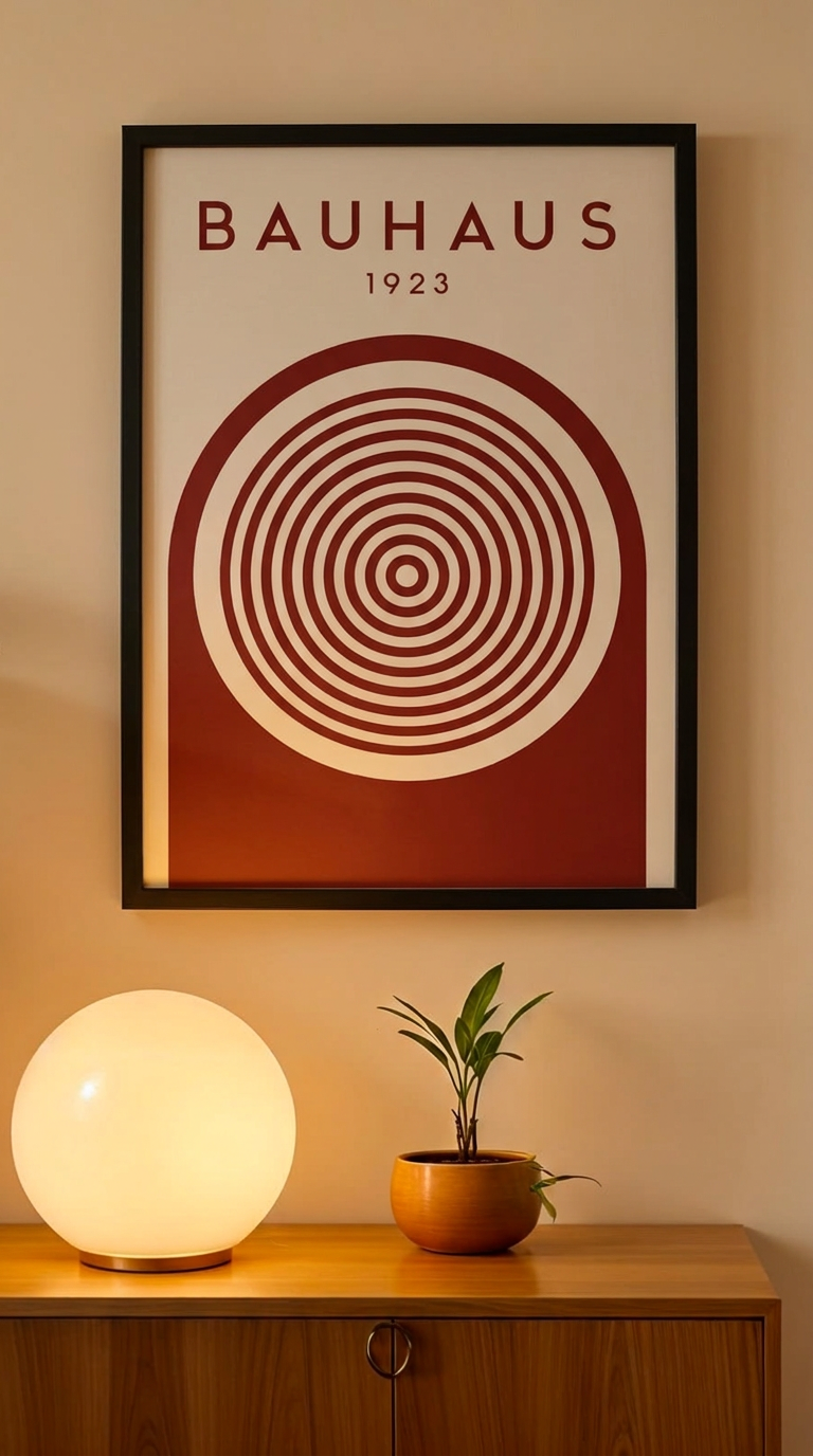 Bauhaus 1923 – Concentric Target Arch Framed Art Print