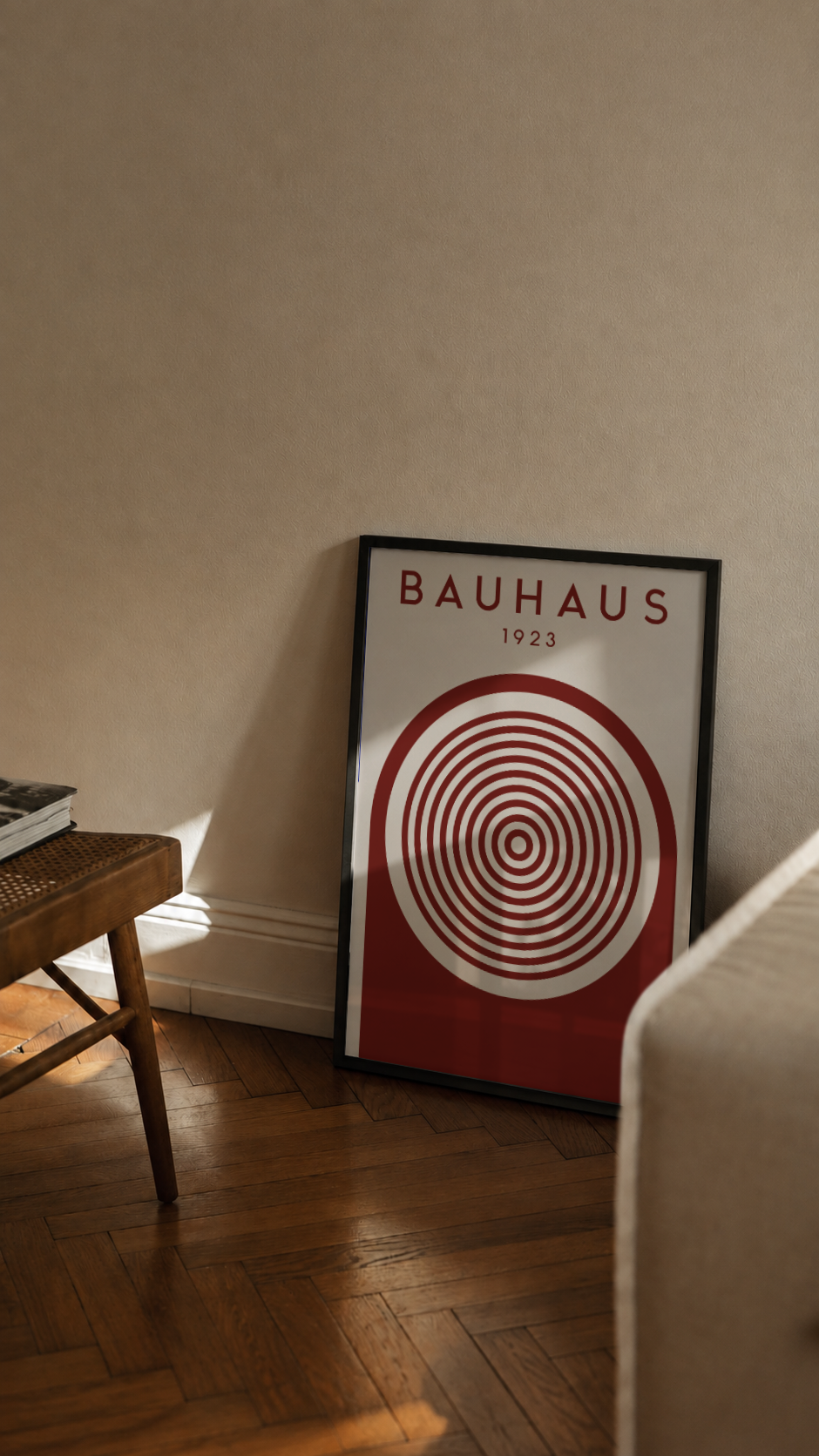 Bauhaus 1923 – Concentric Target Arch Framed Art Print
