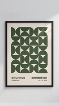 Bauhaus Frankfurt 1923 – Geometric Semicircle Art Print