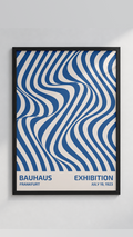 Bauhaus Frankfurt 1923 – Optical Wave Framed Art Print