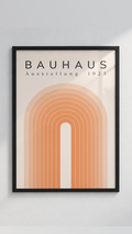 Bauhaus Ausstellung 1923 – Warm Arch Framed Art Print