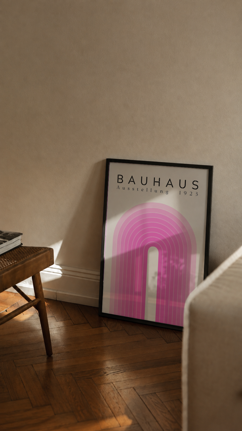 Bauhaus Ausstellung 1923 – Warm Arch Framed Art Print