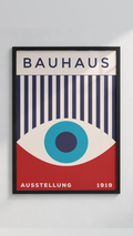Bauhaus Ausstellung 1919 – Geometric Eye Framed Art Print